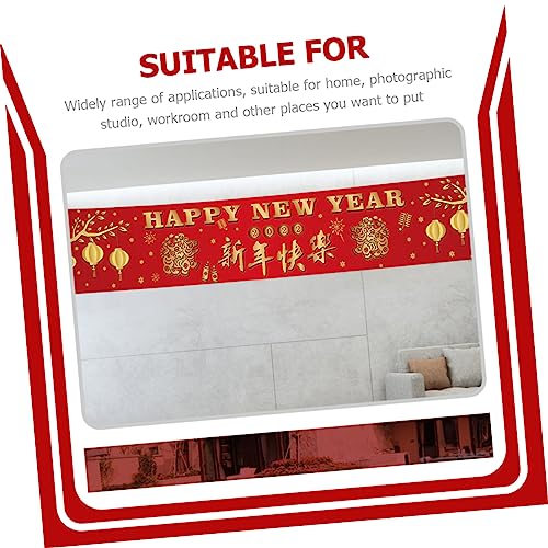 3 Pecas Bandeira De Ano Grande Sinal Do Festival Da Primavera Feliz Ano Decoração De Banner Enfeite