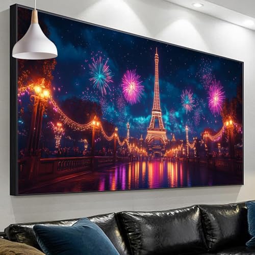 Diamond Painting Adulte 5D DIY Kit Complet Grand Format 120x40cm Point de Croix