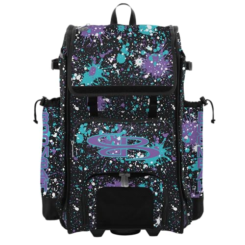Boombah Rolling Catchers Superpack Splatter Black/Amethyst Orchid/Aqua