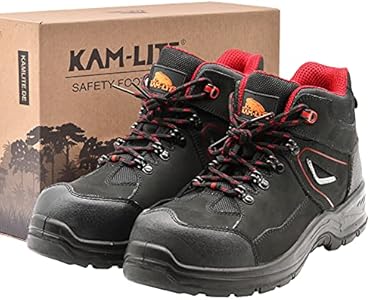 Werkschoenen voor heren, veiligheidsschoenen S3 met stalen neus, waterdichte werkschoenen, antislip, zwart, leer, veiligheidsschoenen, licht, 38