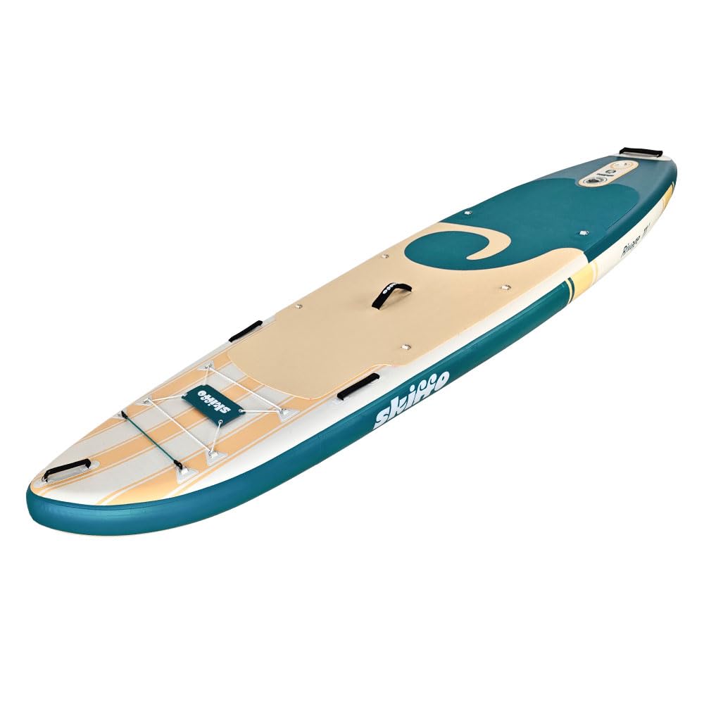Skiffo Rivage Lagoon 11' – Sup Inflable 2 en 1 Kayak Completo – 335 x 86 x 15 cm – MAX 160 kg – Estable y versátil – Diseño único