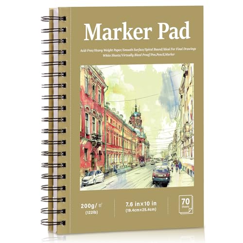 Carnet de croquis pour dessiner au quotidien papier marqueur à spirale