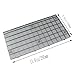 JCBIZ 4PCS Support Frame Clamp Garbage Cleaning Grid Plate Black 30x15 High Density Plate Double Decorative Frame Turtle Platform Aquarium