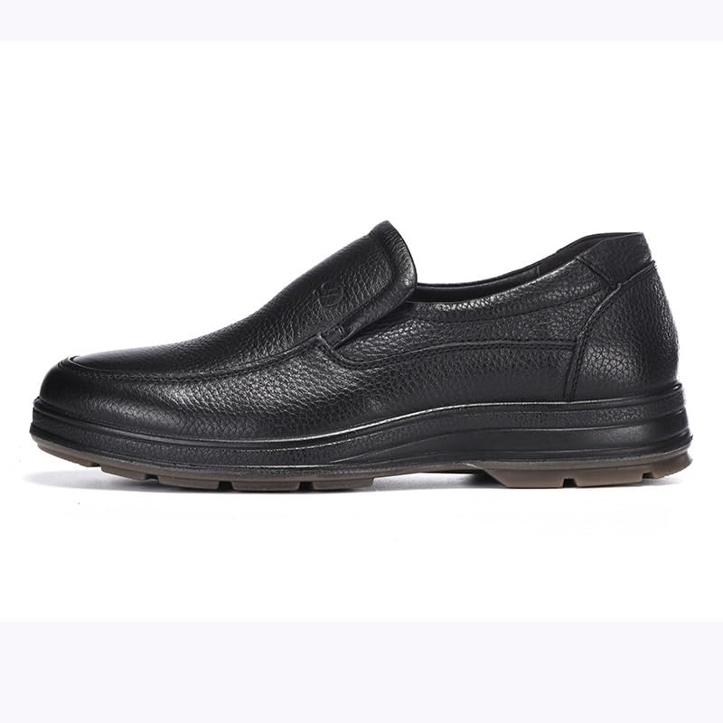 Men's Casual Slip on Loafers Breathable Driving Shoes Men Soft Toe Uniform Dress and Work Shoes Slip Resistant Water Resistant Black3