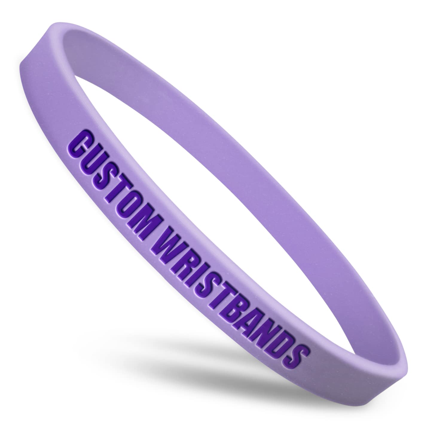 Ultra Thin Wristbands | Fully Customizable | Great For Events, Fundraisers & Promotions | 1/4" Wide | 100% Silicone | Available In Bulk