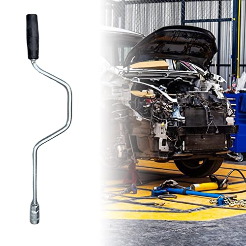 Manivelle de cric ergonomique pour changer une roue dans son garage