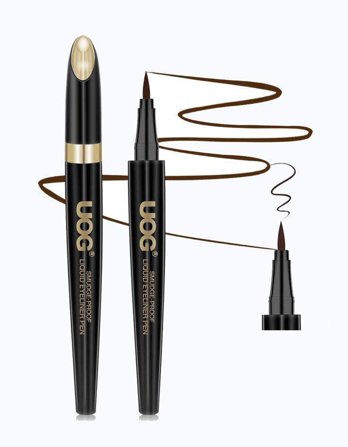 Sponsored Ad - UOG (United One Liquid Eyeliner pen – Waterproof, Smudge-Proof & Long-Lasting (Up to 72 Hours), Quick-Dry. No Skip, Transfer-Resistant & Allergy-Free for Sensitive Eyes,Matte Finish.