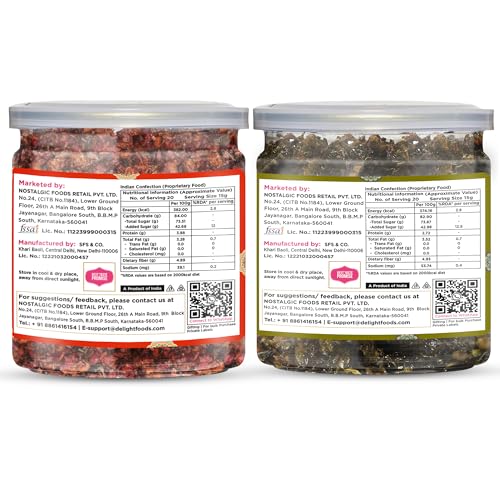 Image of Delight Foods Calcutta & Banarasi Meetha Paan Mukhwas 600g (300g x 2) | Mouth Fresheners Sweet Paan Mix | Digestive & After Meal Snacks | Without Supari | Refreshing