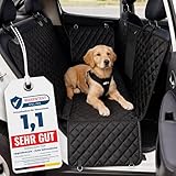 Upgrade4cars Hundedecke Auto Rückbank Wasserdicht & Gepolstert | Hunde Autositz Schondecke | Rücksitz Autodecke