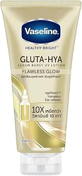 Vaseline Gluta-Hya Serum Burst UV Lotion Flawless Glow