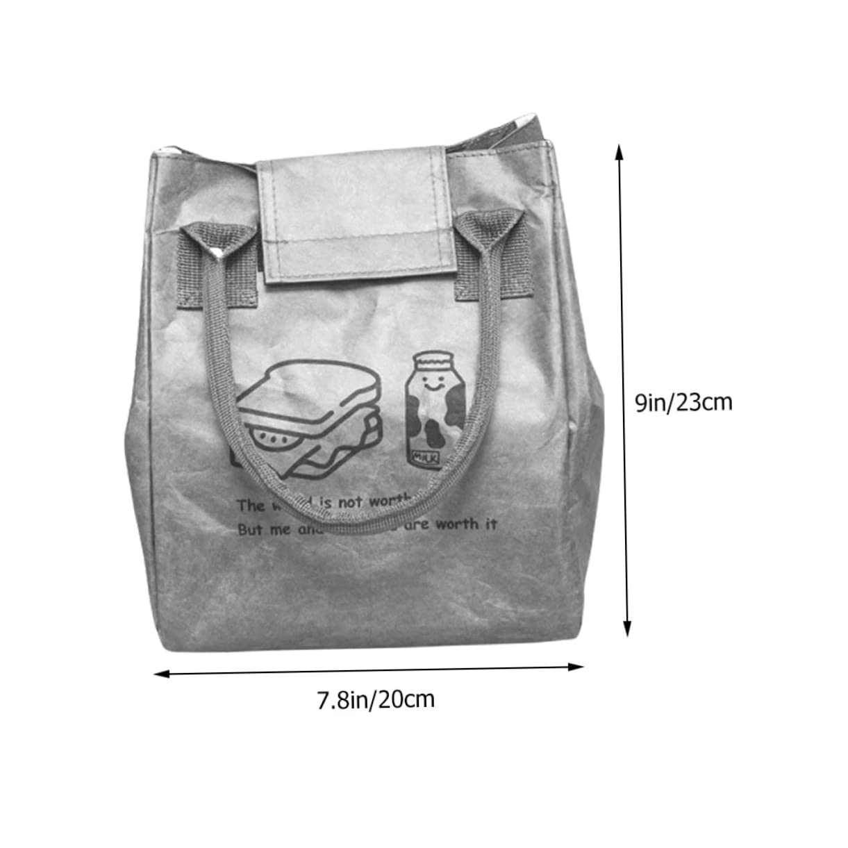 MAGICLULU 3piezas Bolsa De Almuerzo Térmica De Transporte De Insulación Para Picnic y Bag De Comida Reutilizable y Práctica