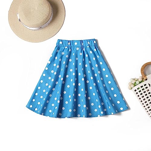 Kids Toddler Baby Girls Spring Summer Polka Dot Cotton Skirts Clothes Princess Dress Up Clothes for Little Girls2
