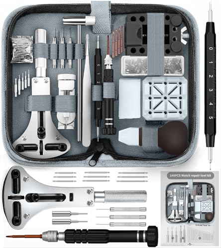 EasyTime Kit de reparo de relógio, ferramenta de remoção de elos de relógio, ajuste da pulseira do r