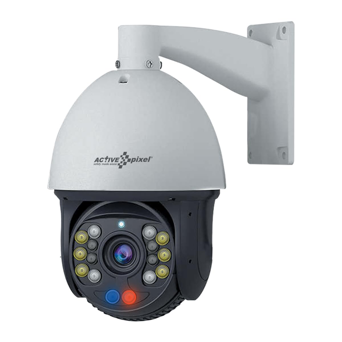 Active Pixel 6MP IP 36X Zoom IP PTZ Cameras,450ft Night Vision CCTV Outdoor Security Speed Dome