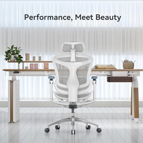 Image of SIHOO Doro C300 Pro Ergonomic Office Chair with Ultra-Soft 6D Armrests, Dynamic Lumbar Support, Seat Depth Adjustment, Adjustable Backrest, Big and Tall Desk Chair for Home Office (Grey)