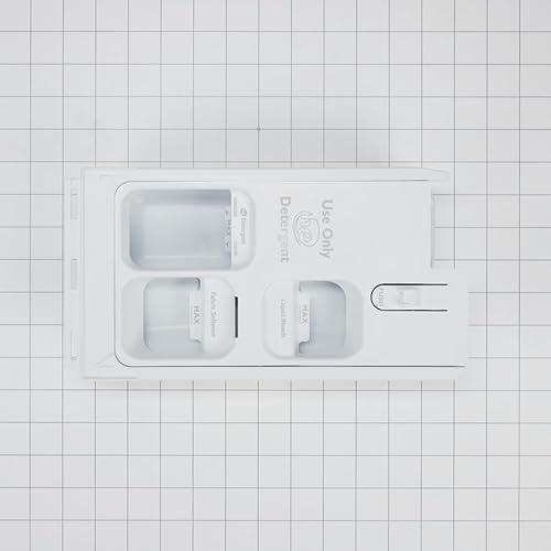 Miniatura 2 de Whirlpool WPW10365885 Pieza de repuesto del cajón del dispensador de la lavadora del OEM