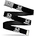 Belt Graphic Clamp Buckle Honda Logo Black White 1.25 Inch Wide Fits up to Size 42