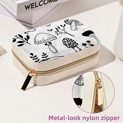 Mini boîte à bijoux de voyage velours coffret portable bague