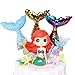 Sirène Poupée Gâteau Topper Figure Sequin Sirène Queue Cupcake Topper pour Mariage Enfants Anniversaire Bébé Douche Sirène Thème Parti Décoration Pack De 7
