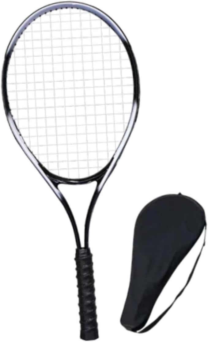 Raqueta de Tenis MotiveTech Nylon Negra 27 Pulgadas para Adultos Principiantes miniatura 7