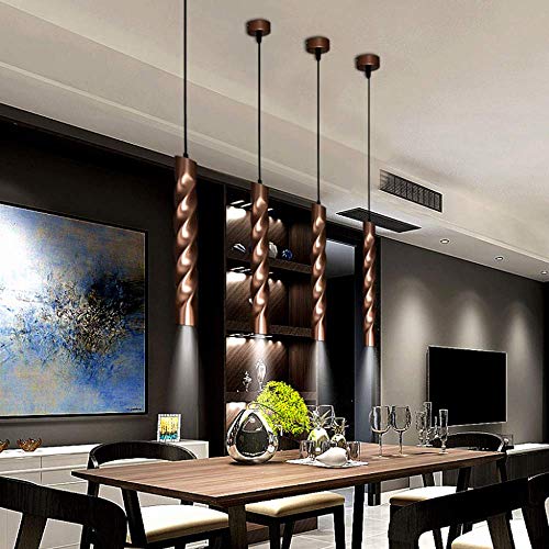 Luces Colgantes Cilindro de aluminio con LED 5W para iluminación interior 3