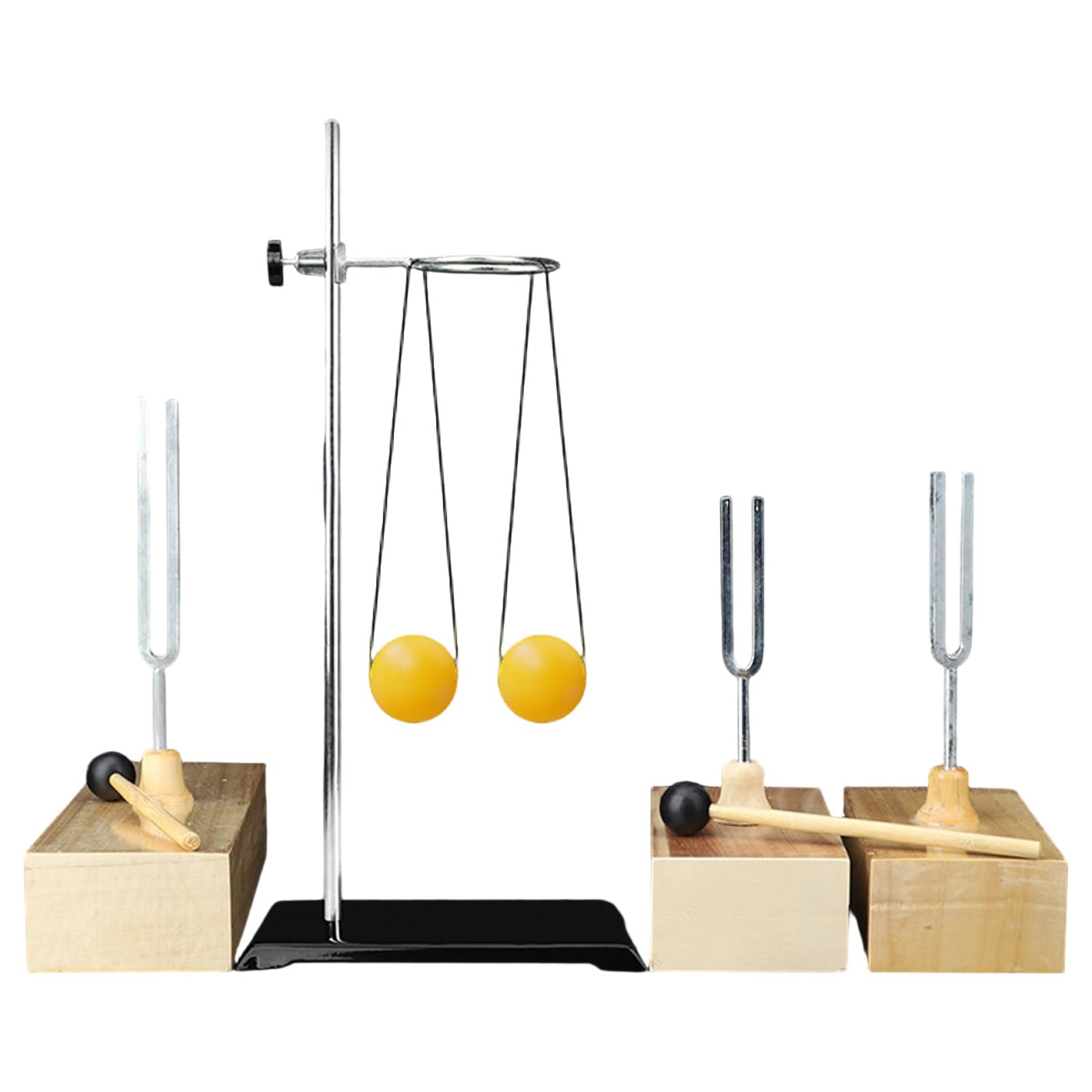 Klangphysik Unterrichts und Bildungsausrüstungsset für Experimente Klassenzimmer mit Resonanzkasten und Stimmgabeln Resonanz Experimentierset