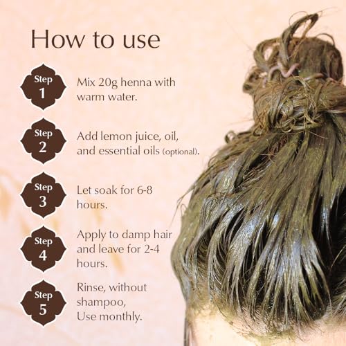 Tinte de cabello Ayumi Pure Henna 7.05 Oz natural miniatura 3