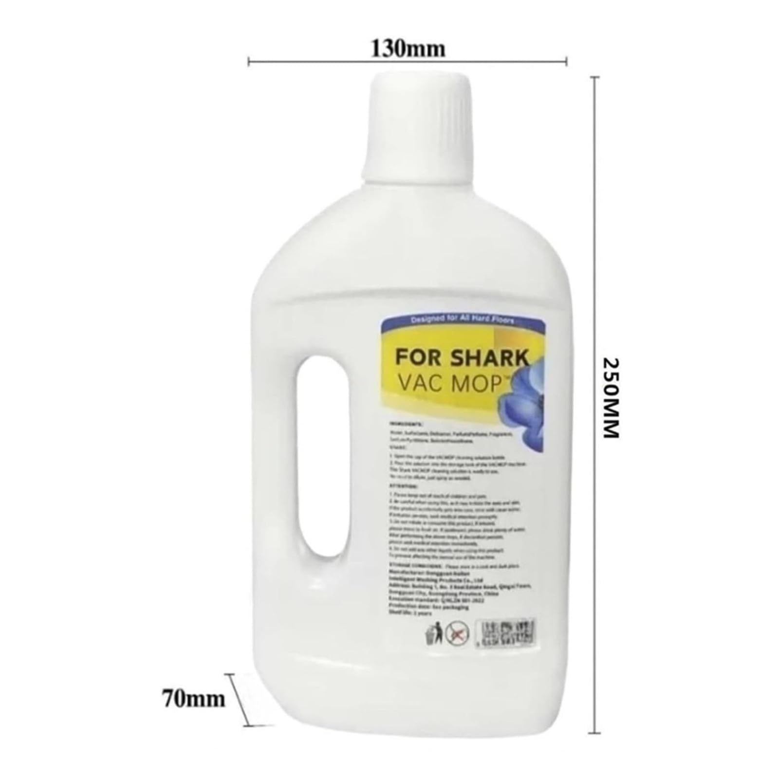 Recambio Limpiador Concentrado Multisuperficies Perfumado Jacinto, Compatible con Aspiradoras SHARK AI Ultra, Matrix Plus, RV2310, WD101, VM252, 1000ml
