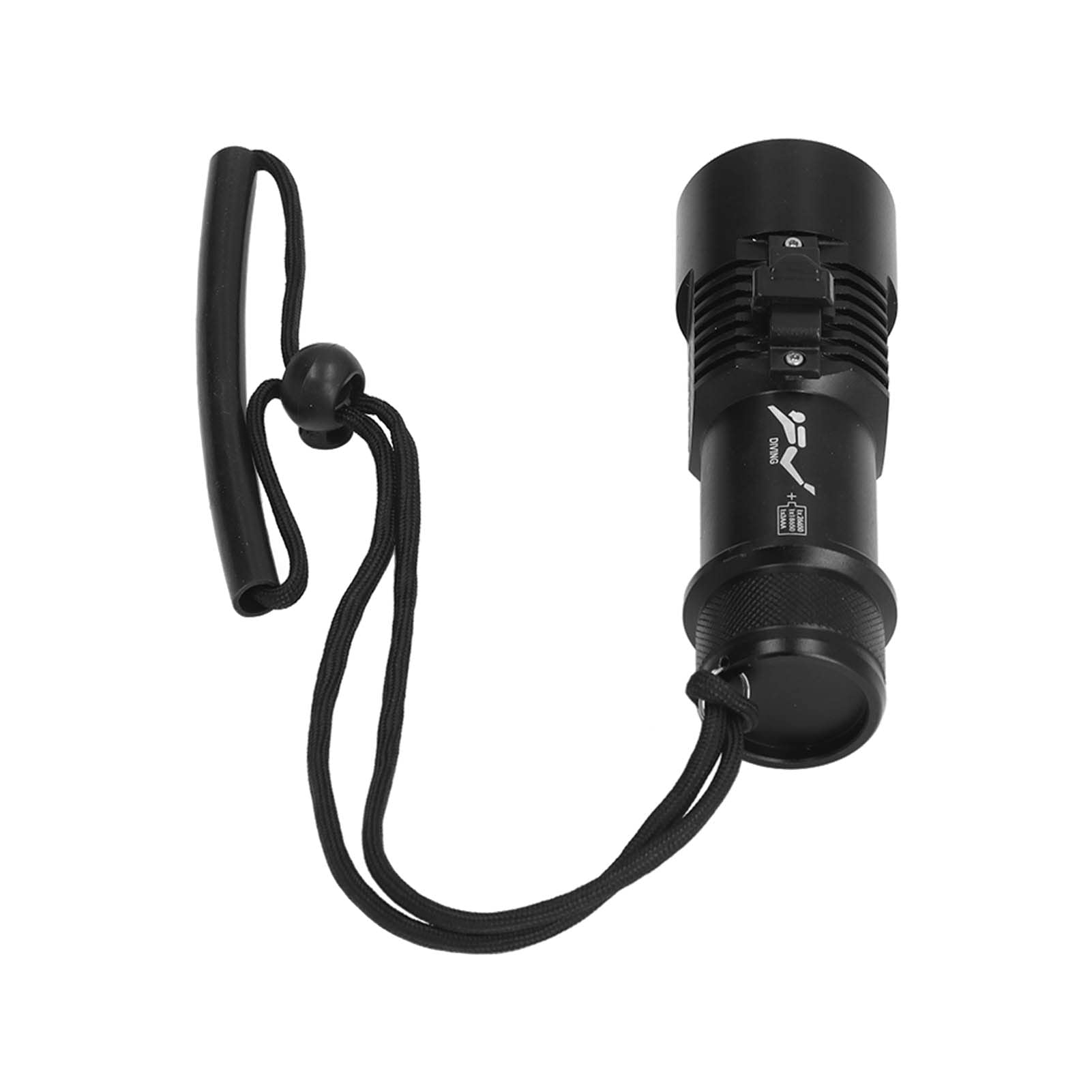 Qcwwy Underwater Lights Practical Magnetic Switch Dive Light 5000LM Portable Diving Flashlight for Diving IPX8 Dive Torch