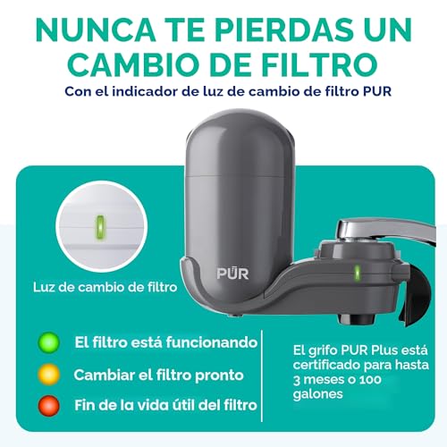 Ahorra 39% en sistema de filtración PUR Plus para grifo