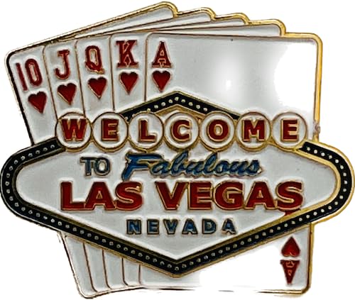 Image of Rubies Las Vegas Royal Flush Lapel Pin