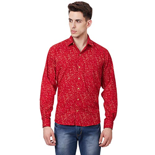 Image of TAHVO Men's Regular Fit Long Sleeves Cotton Formal Shirt