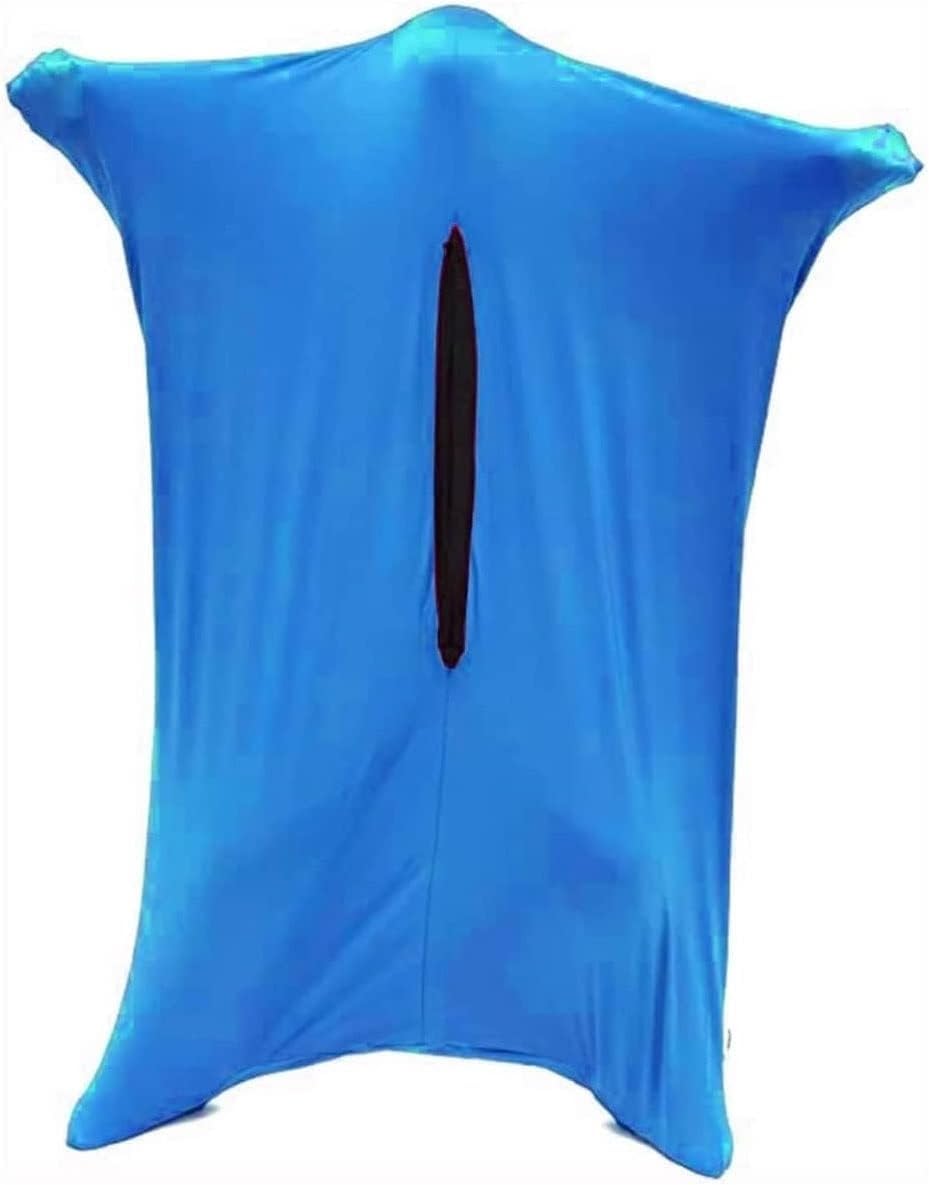 Chaussettes sensorielles Extensibles pour Le Corps, enveloppantes et Respirantes, idéales pour soulager Le Stress et parfaites pour Les Enfants (Couleur : Bleu 2, Taille XL)