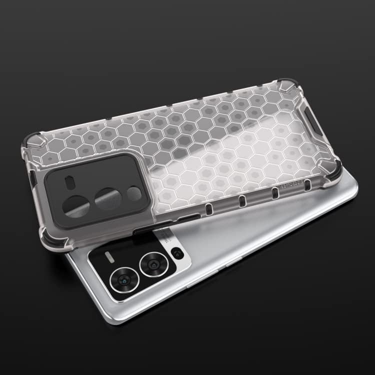 Image of Prime Retail Hard PC Back Case Cover for Vivo V25 Pro 5G Anti Slip Ultra Thin Shockproof Reinforced Corners (Transparent)