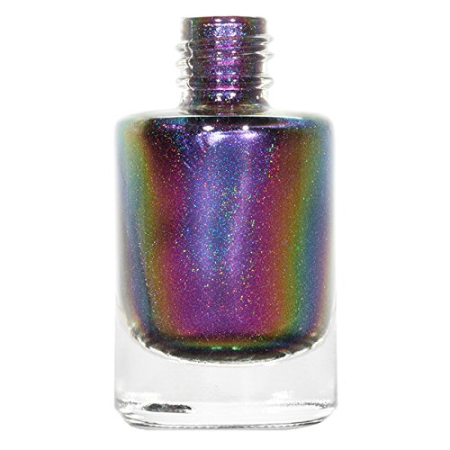 Image of ILNP Peace (H) - Blue, Purple, Fuchsia, Pink, Gold Ultra Chrome Color Shifting Holographic Nail Polish