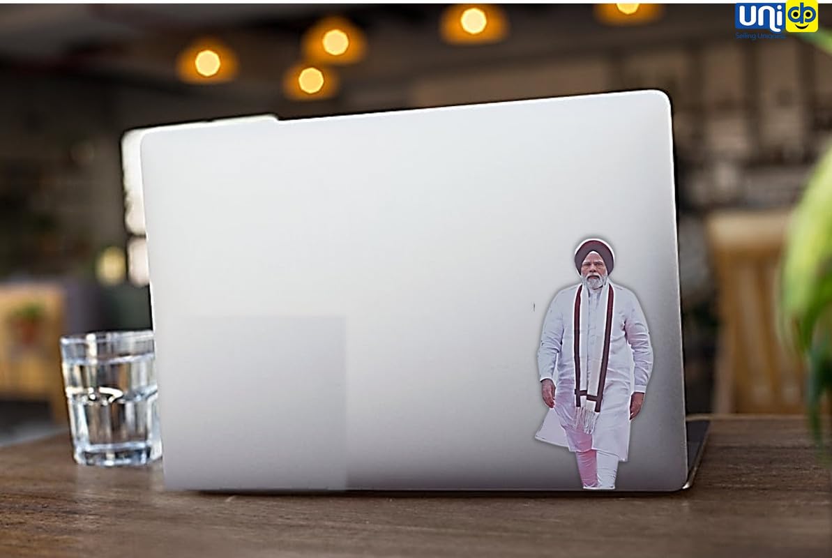 UNIq Modi NAMO Stickers Set ? 12 Waterproof Vinyl Stickers for Laptop, Mobile, Water Bottles, Scrapbooks, Car & Political Supporters-Self-Adhesive 3