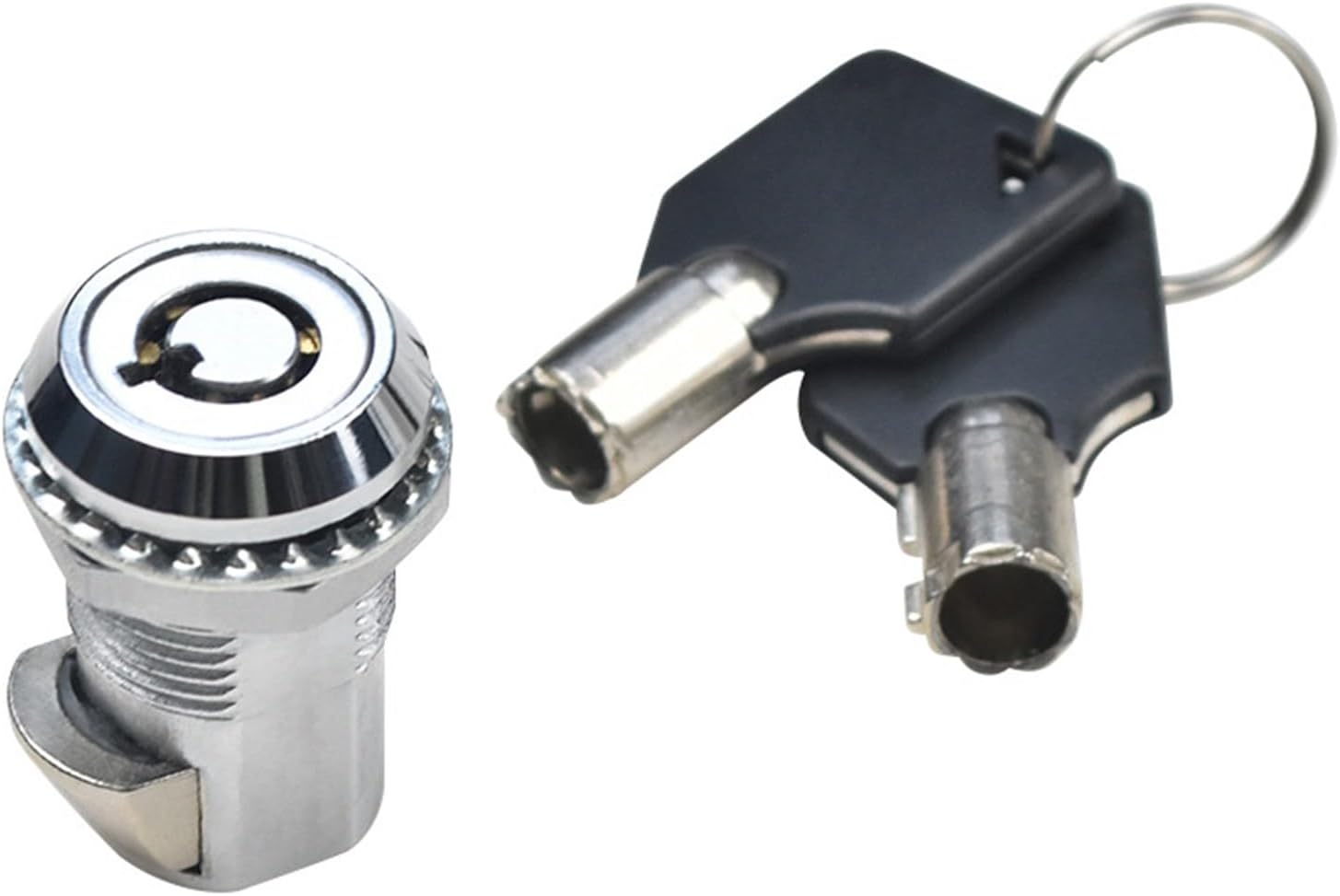 XK223-0Z Embedded Low Flat Lock Press Door Mini Revertive Automatic Impact Round Cam Lock for Letter Box Door