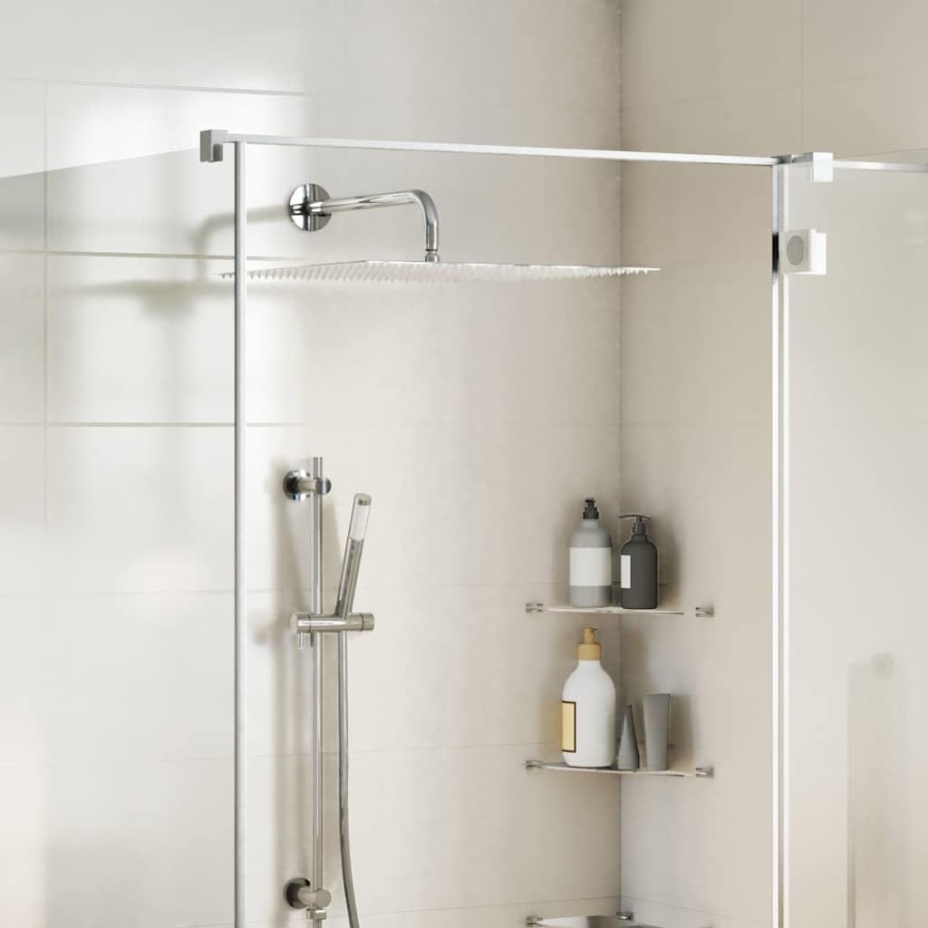 vidaXL Cabezal de Ducha Cuadrado Efecto Lluvia Acero INOX 304 50x50 cm, Cabezal de Ducha Tipo Lluvia, Cabezal de baño, Pieza de Ducha