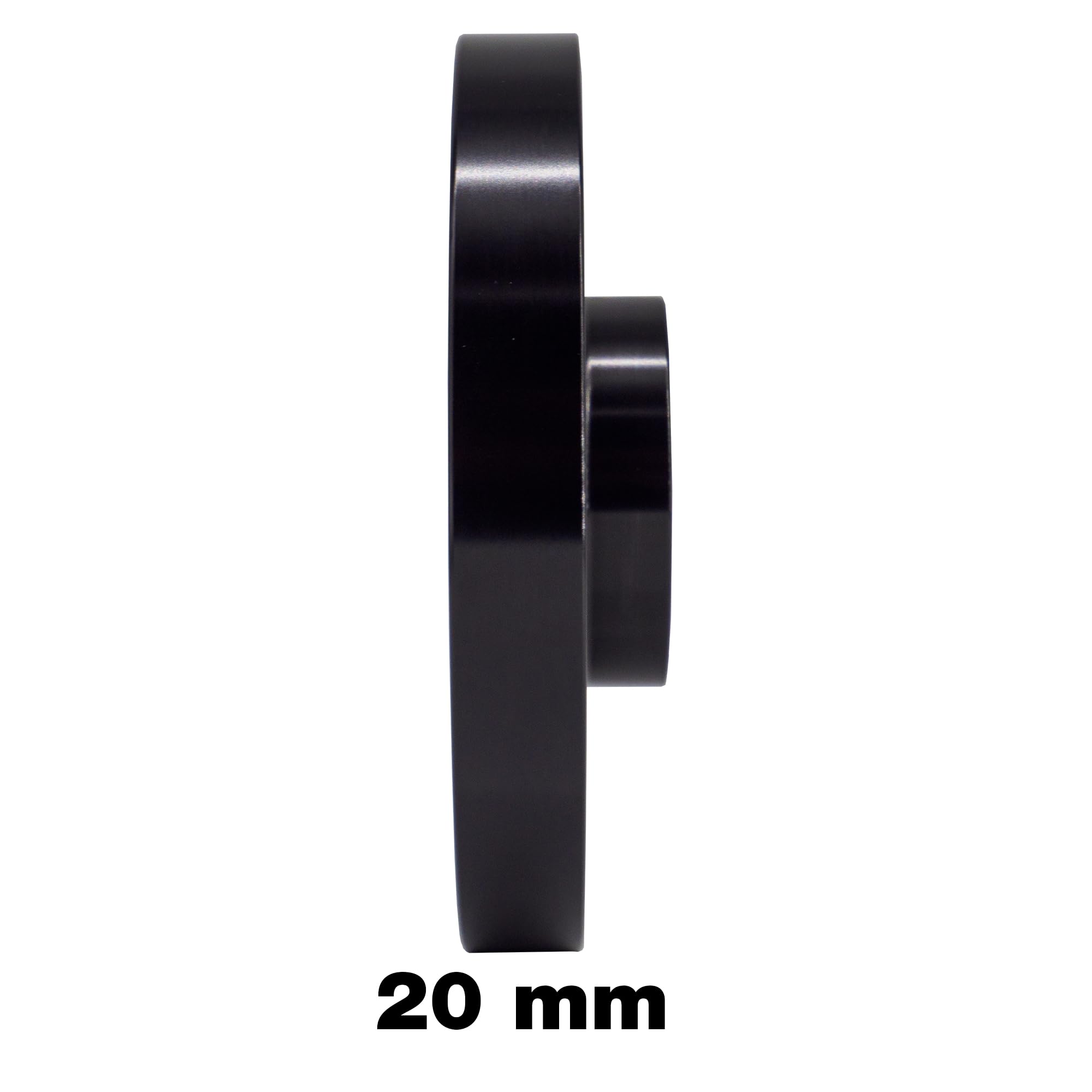 Simoni Racing DR041N/B10N - Kit 2 Distanziali Neri in Alluminio con bulloneria 20 mm 4/5X100 Centraggio 57,10