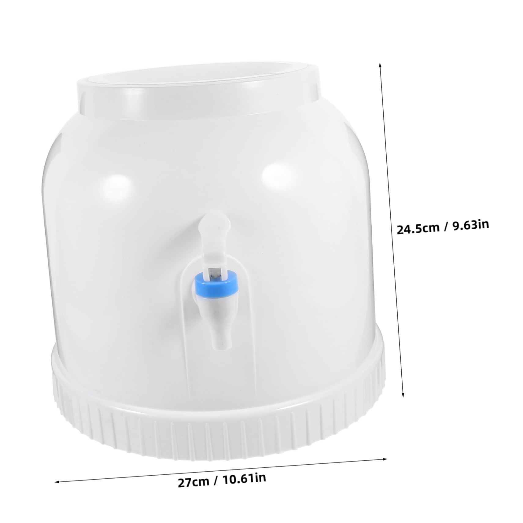 Dispensador de Agua Galón Portátil para Escritorio, Plástico Blanco