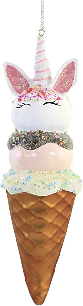 Amazon.co.jp: Ganz Glass ユニコーン アイスクリームコーン