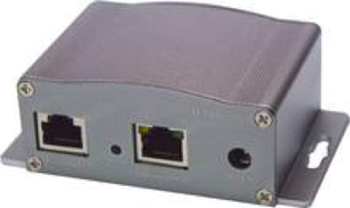 Wantec Adaptateur 2wIP-E-S-TW avec côté commutateur RJ45