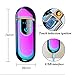 Electronic Lighter, Jet Flame Torch with Electric Lighters Refillable Butane 2 in 1,Jet Windproof Flame Gas USB Rechargeable Infinity, Creative Love-Lighters for Outdoor Indoor