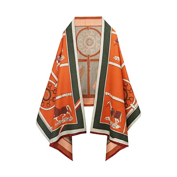 Women's Scarf Shawls and Wraps for Evening Dresses, Redhom Soft Large Blanket Pashmina for Fall Winter with Gorgeous Color