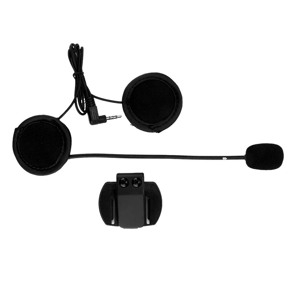 Altoparlante per Casco Moto, V6Plus 1200 Casco Moto Interfono BT Wireless Cuffia Vivavoce per 6 Persone