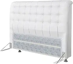 Cabeceira Casal Estofada Dama Simbal Branco