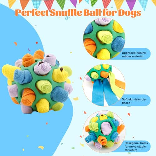 2 Pack Snuffle Ball for Dogs, Interactive Dog Foraging Toys, Training Natural Foraging Skills, Dog Feeding Training, Pet Puzzle Toys, Dog Food Ball for Small/Medium/Large Dogs (Green) 2 Pack Snuffle Ball for Dogs, Interactive Dog Foraging Toys, Training Natural Foraging Skills, Dog Feeding Training, Pet Puzzle Toys, Dog Food Ball for Small/Medium/Large Dogs (Green)