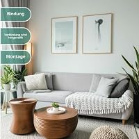 3M Doppelseitiges Schaumstoff Klebeband 50mm x 300cm 1 Rollen Weiß – Ansicht 3