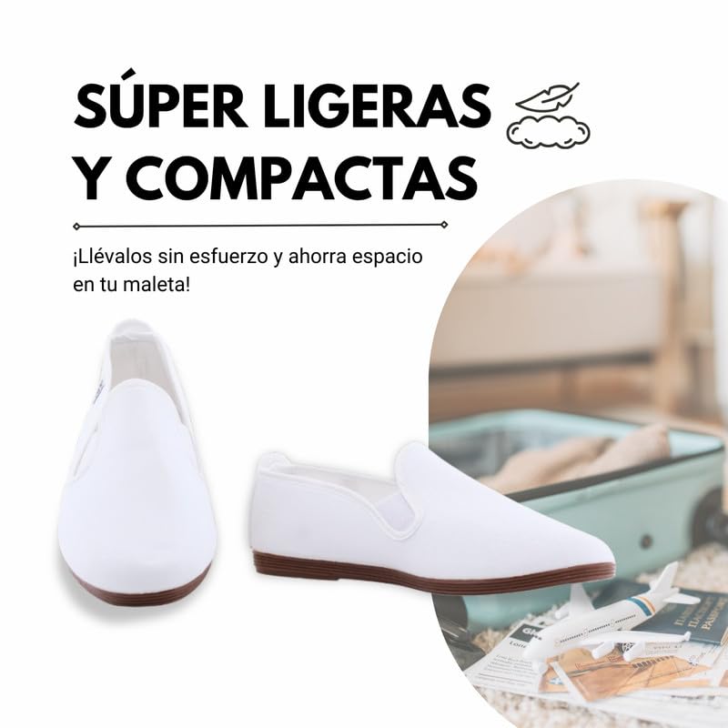 Zapatillas de lona Kung-Fu Escoolers E55 35 Blanco