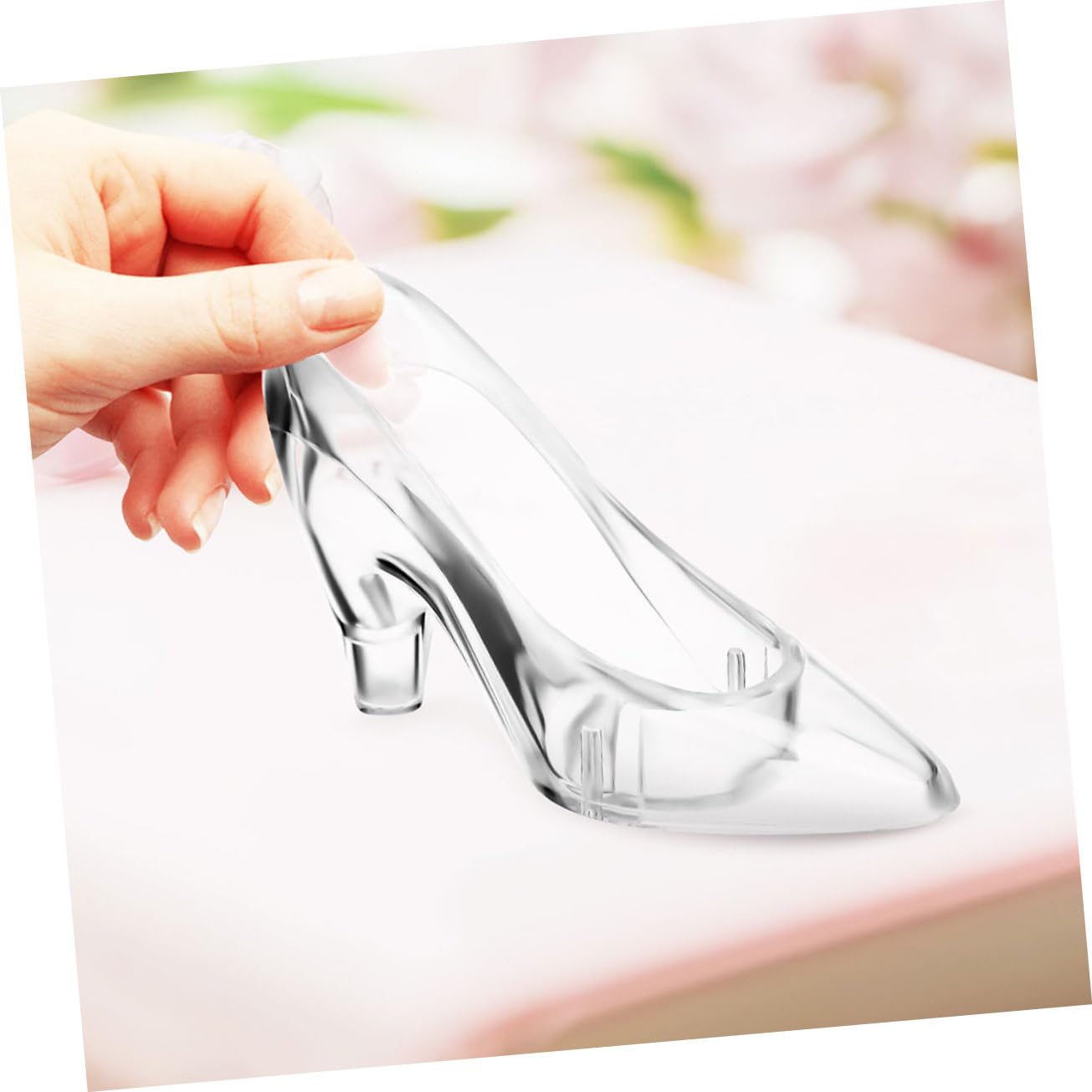 Stücke Tisch Prinzessin Pantoffel Statue High Heels Schuhe Ornament Schuh Hochzeit Tischplatte Dekoration